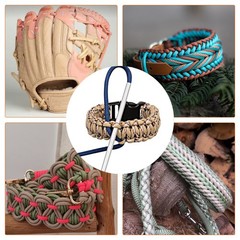 13PCS Paracord Stitching Set Leather Craft Fid Needles DIY Weaving Repair Kit US