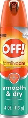 OFF! Family Care Smooth & Dry Insect Spray, 4 OZ.