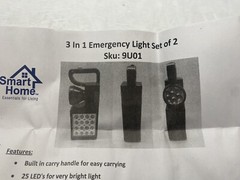 Smart Home 3 in 1 Emergency Light • Set Of 2