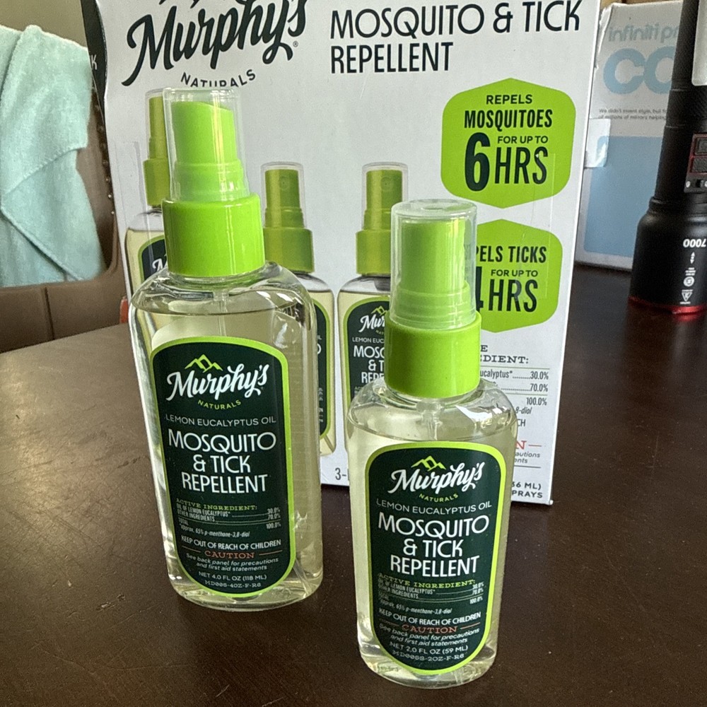 Murphy’s 2-PK Naturals Insect Repellent Spray Lemon Eucalyptus Oil 2Bottles Only