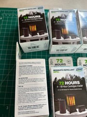 6-PACK LOT 4/PC 72 HOURS PIC MOSQUITO REPELLENT REFILL 4-18 Hour Cartridge