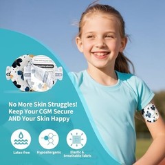 Waterproof Adhesive Patches for Libre 3 – Sensor Covers, Easy-Peel, Full Coverag