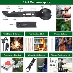 Bug Out Bag Survival Kit Emergency Tactical Backpack Prepper First Aid Prepper