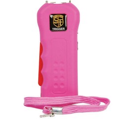 Safety Technology TRIGGER Stun Gun Rechargeable 75 Mil Volts LED Flashlight+Case