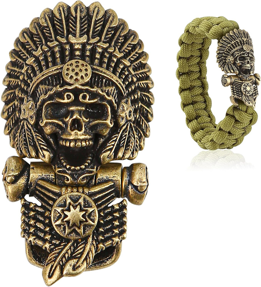 Brass Paracord Buckles Shackles, Paracord Bracelet Buckle Lock for EDC Braided R