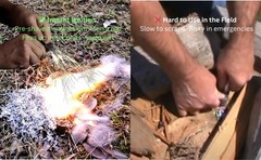 Magnesium Fire Starter Kit w/ Ferro Rod – 6/12/18 Bags Pre-Shaved Magnesium
