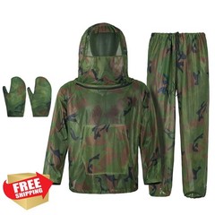 Tongcamo Mosquito Net Suit Woodland M-L