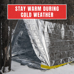 [BULK DEAL] 48x Pack Emergency Reflective Tube Tent for Two People