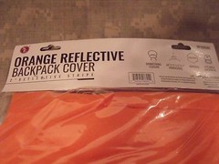 Emergency/Survival: SE Backpack Cover, Orange Reflective 28″ x 17.5″ x 7″