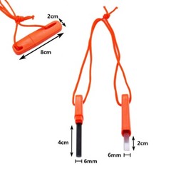 Ferrocerium Ferro Rod Fire Steel & Striker | Bushcraft Camping EDC Fire Starter