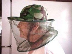 HAT CAP MESH NET PROTECT BEE INSECT MOSQUITO BUG HEAD FACE NECK FISH CAMP & MORE