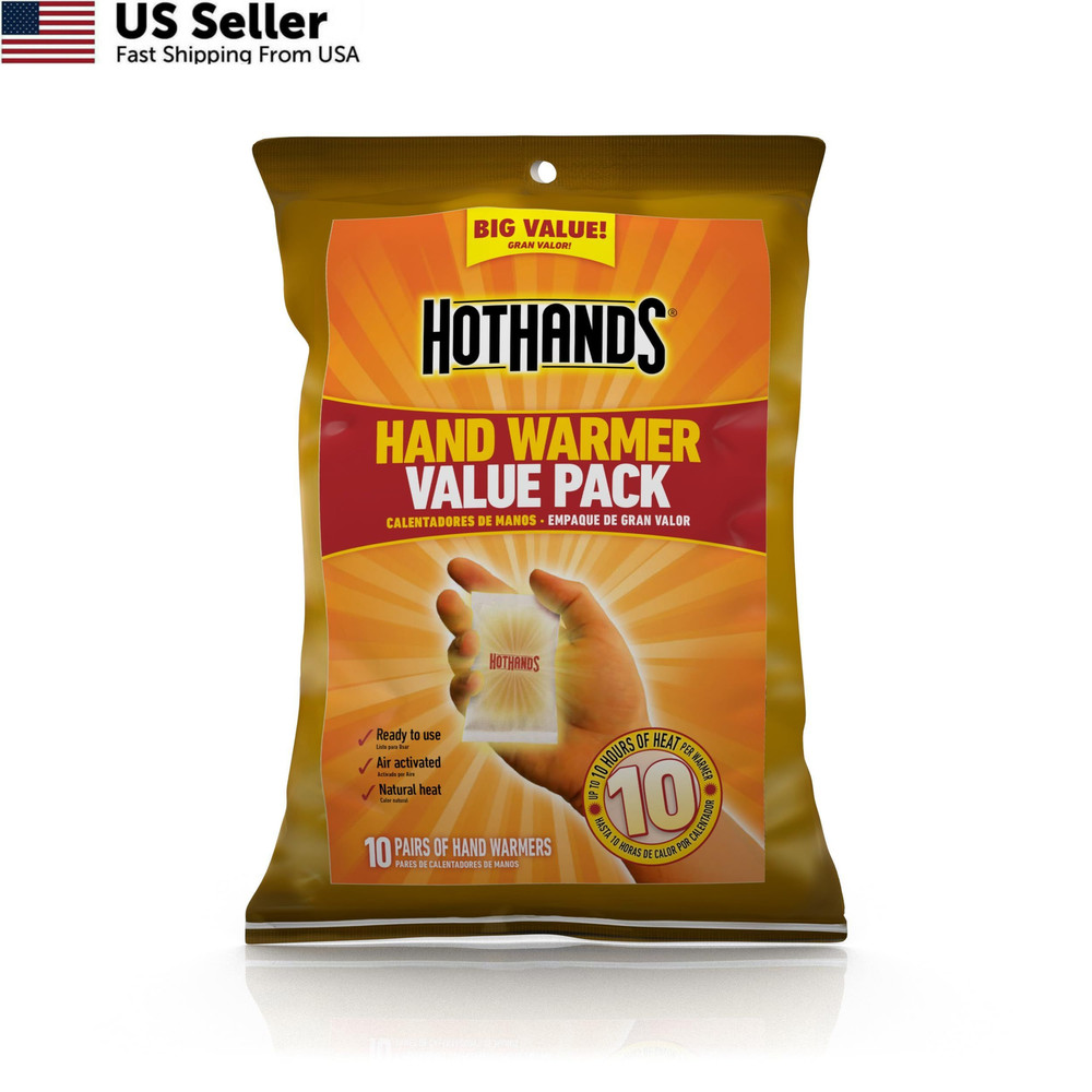 HotHands Hand Warmer Value Pack, 10 Count (Pack 10 of 1), Beige