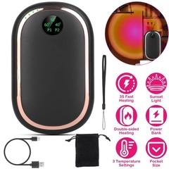 Rechargeable Hand Warmer Electric Hand Heater Portable Reusable Pocket Warmer Po