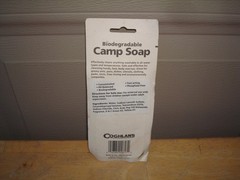 Camping Lot: Coghlans Emergency Blanket & Coghlans Biodegradable Camp Soap – NEW