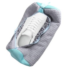 BCCSNNM 2 Pcs Shoe Washing Machine Bag,Laundry Bag for Large, grey-2pcs
