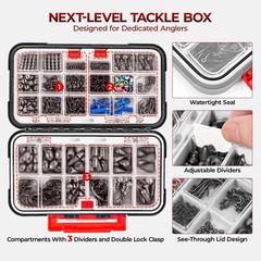 MadBite by KastKing 400-Pieces Freshwater Terminal Tackle Kit, Endorsed by…