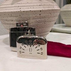 VTG Peacock Pocket Warmer Hand Heater Silver Vintage Japan Unused Brass Nickel