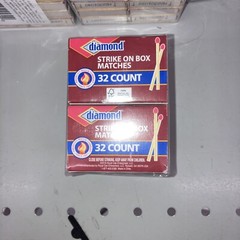 Greenlight Diamond Strike On Box Small Wooden Penny Kitchen Matches 320 Count