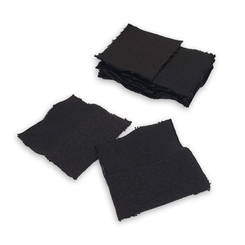 Charcloth Squares – Primitive FireStarting Material for use with Flint & Steel,