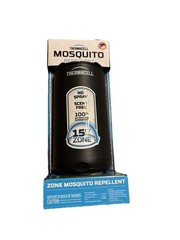 Thermacell Mosquito REPELLENT Patio Shield 15 ft ZONE NO SPRAY Refillable 12 hr.