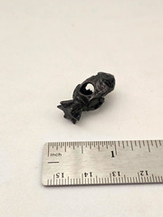 Shark Missile Black Brass Knife Bead Punk EDC DIY Paracord Woven Lanyard Pendant