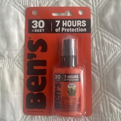 Ben’s 30% Deet Tick & Insect Repellent 1.25 oz Pump Spray Travel Camping Outdoor