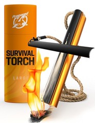 All-in-One Flint Steel Fire Starter Kit – Ferro Rod, Waterproof Tinder Wick Rope