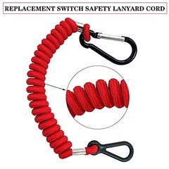 8M0092849 Boat Engine Emergency Stop Switch Safety Lanyard Cord New Red