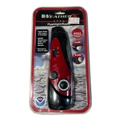 WeatherX Emergency NOAA Weather Radio Flashlight FR1807 LED Lantern AM/FM Siren