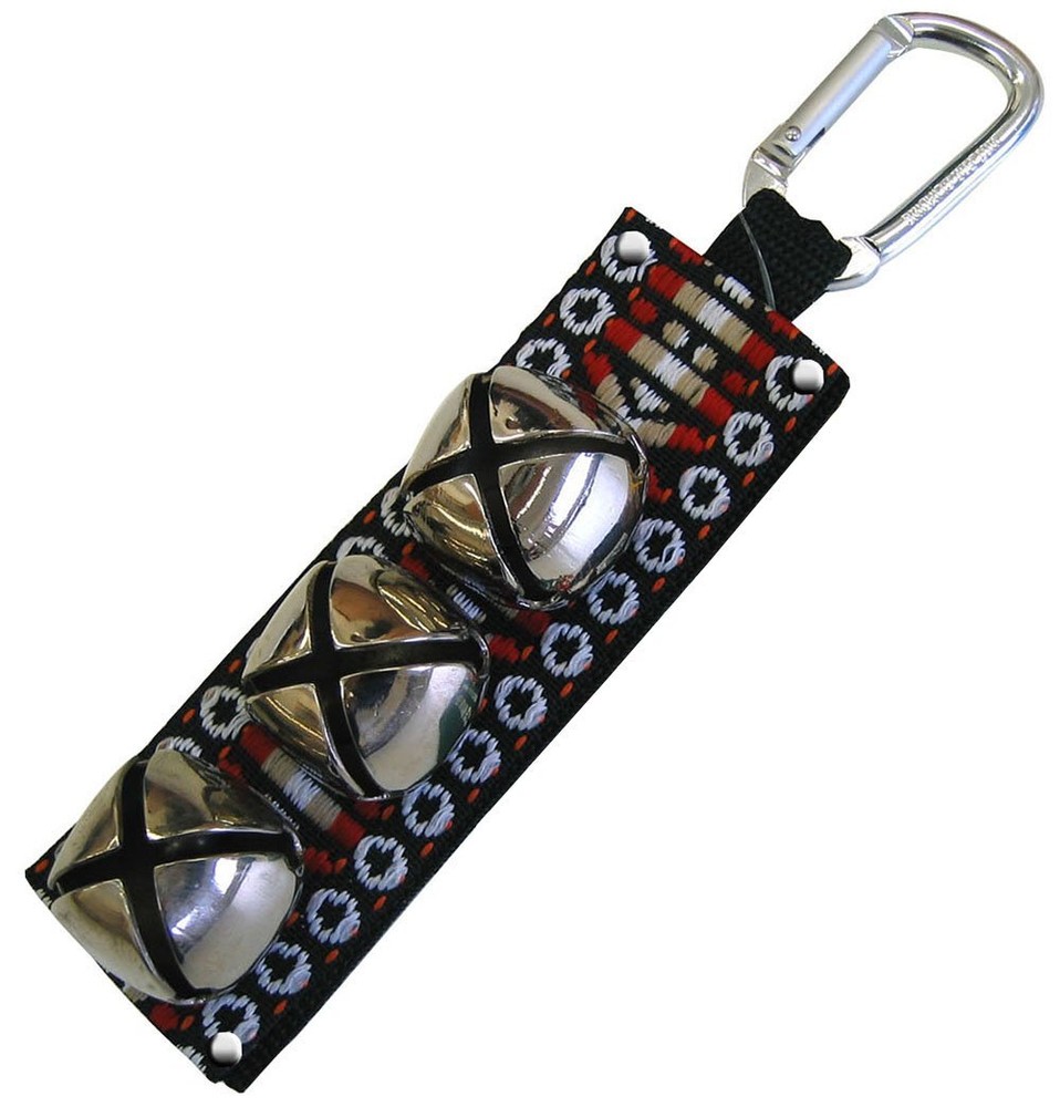 Nakabayashi Bear Iron Large Triplicate Bell with Carabiner AY23 H220xW48xD38mm