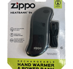 Zippo Heatbank 9s Rechargeable Hand Warmer & Power Bank Black Factory Sealed