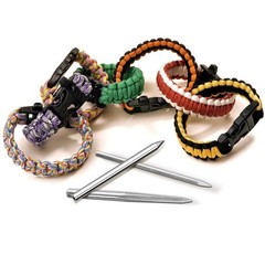 BBTO 6 Pieces Paracord Stitching Set 6 Sizes FID Lacing silvery
