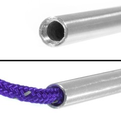 Aluminum 3 1/2 Inch Fid Stitching and Lacing Needle for Paracord Stainless Steel