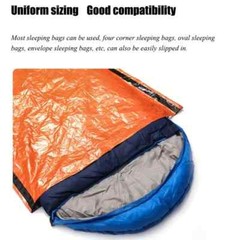 Emergency Gear Sleeping Bag Survival Bivy Space Blanket Outdoor Hiking Camping