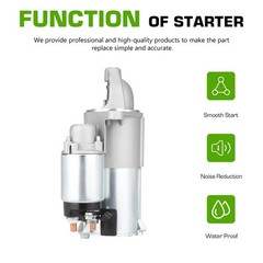 Tadamark Starter 1.8L 1.8 V4 Fit For Chevrolet Cruze 11-12 For Ls/Lt/Base 13-14