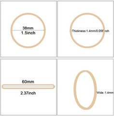 Rubber Bands Size16 Elastic Band #16 Light brown 600Pcs