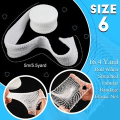 2 Rolls Tubular Bandage Elastic Net Wound Dressing Stretch Dressing Retainer …