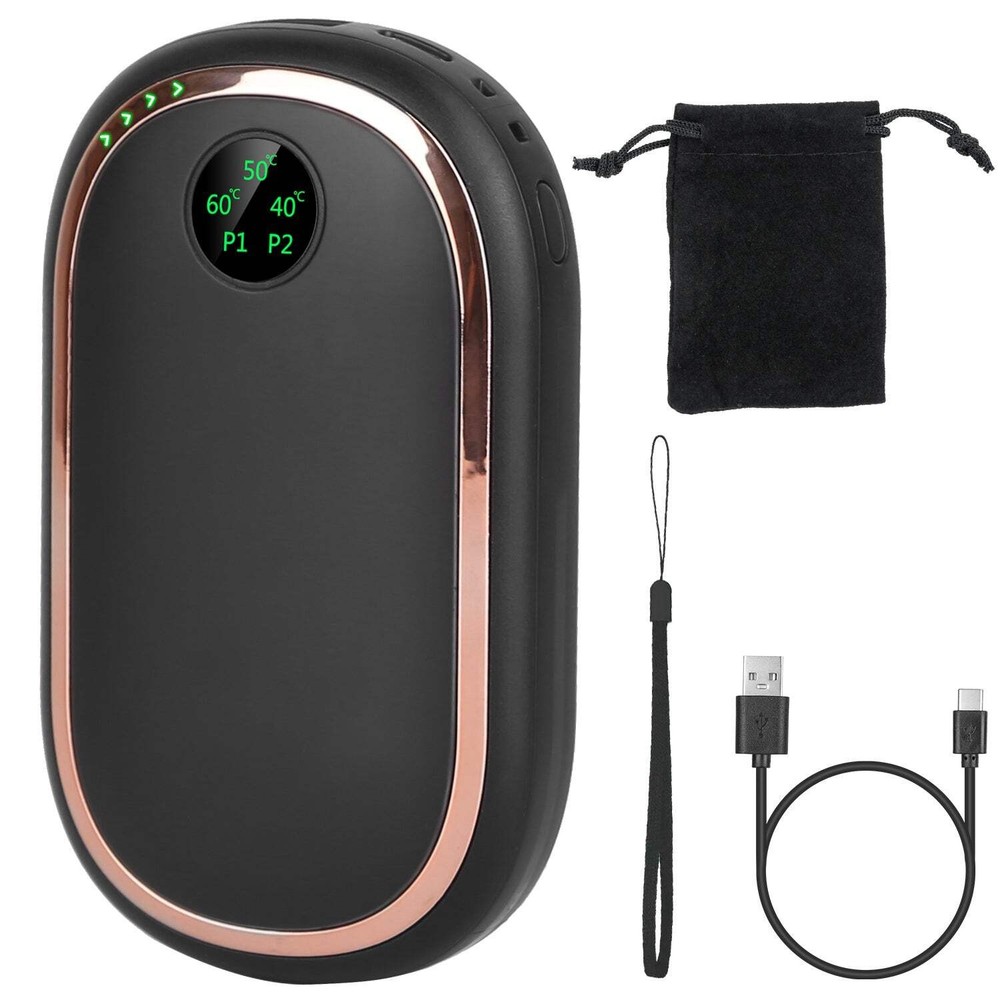 Rechargeable Hand Warmer Electric Hand Heater Portable Reusable Pocket Warmer Po