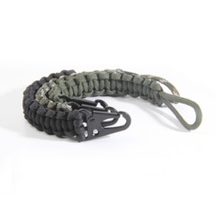 Tactical Lanyard Keychain Paracord Survival Kit Rock Climbing Carabiner Alloy