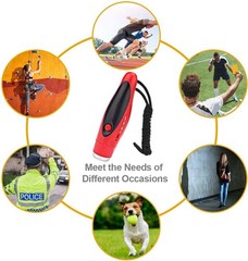 Electronic Whistle Handheld 3-Tone Sound for Sports Referee Coach Outdoor Safety