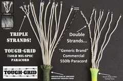 TOUGH-GRID 750lb Mil-Spec Type IV Paracord Used by US Military. Made in the USA