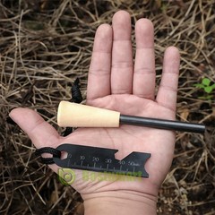 FERRO ROD Fire Starter Survival Striker Flint w/Paracord Lanyard Camping Outdoor