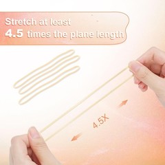 Large Rubber Bands, 120 Pcs, 7×1/8 Inches, Light Beige Big Rubber Bands, Giant