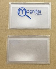 Prepper Emergency 2x Fresnel Fire Starter Magnifying Glass Lens 2pk Credit Card