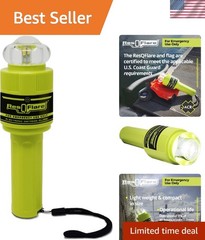 ResQFlare Waterproof E-Flare with Distress Flag – Reliable Marine Safety Tool