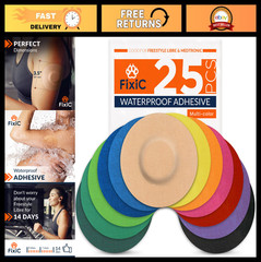 Waterproof Adhesive Patches 25 Pack for Libre 1, 2, 3 & Plus – Pre-Cut Covers