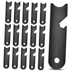 3 in 1 Black Ferro Rod Scraper 15PCS Ferro rods Magnesium Rods Striker