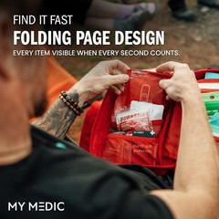Trauma Kit First Aid Kit with Tourniquet MyFAK PRO HSA FSA Items Premium Medical