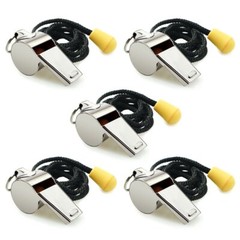 Whistle 12 Packs Sports Whistles with Lanyard Loud Crisp Sound Whistle Bulk I…