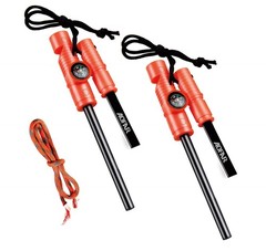 Fire Starter AF-381 Fire Steel 5-in-1 for Camping, Hiking, Hunting, Backpacki…